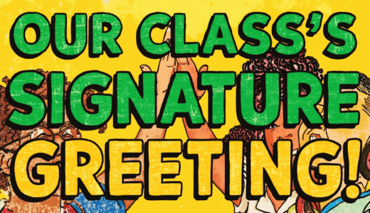 Our Class’s Signature Greeting! クラスの“お決まり”の挨拶！✋✊